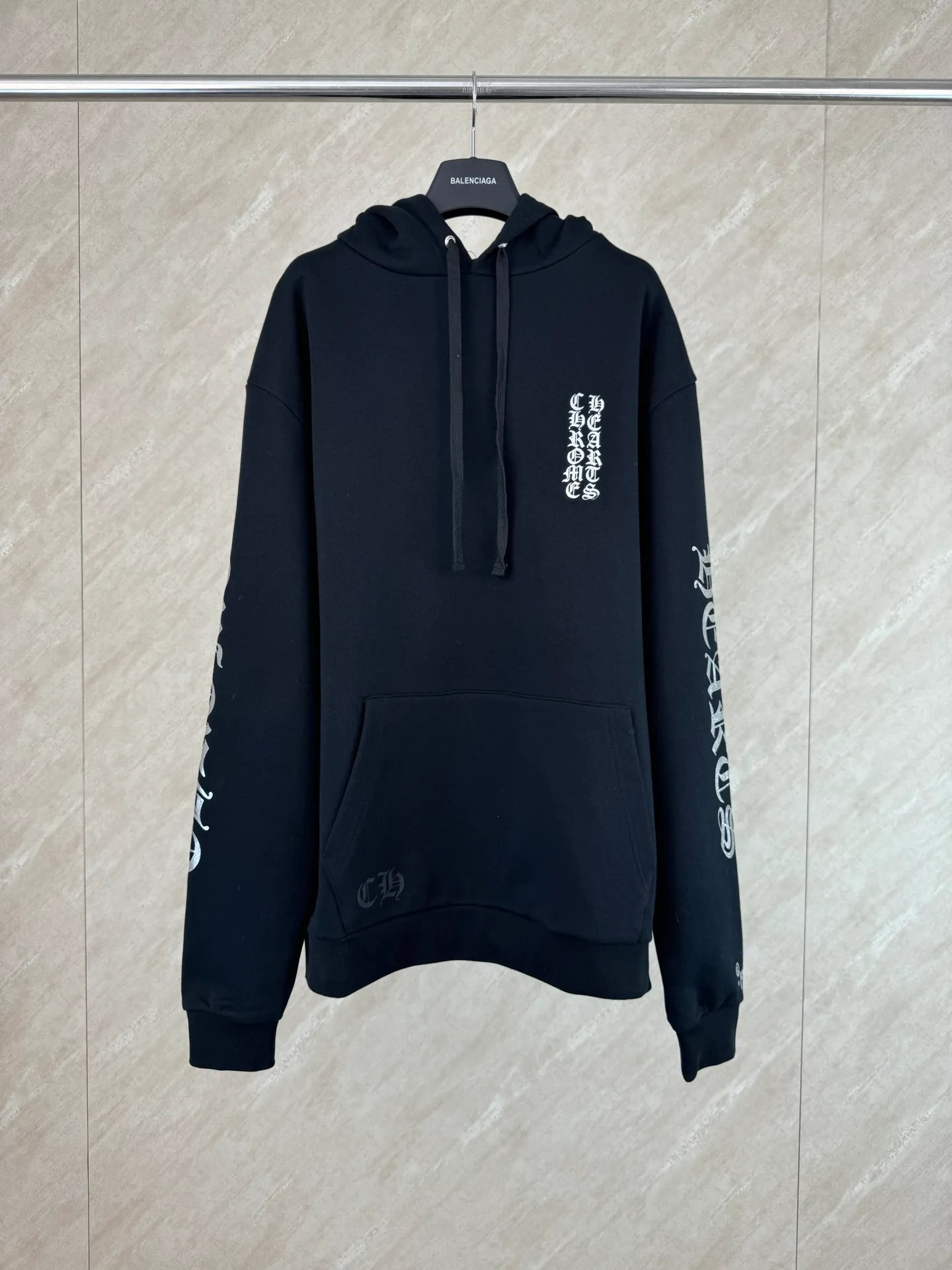 P410 Chrome Hearts 25SS1988 limited foil color printed hooded sweatshirt size s m l